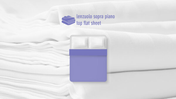 Lenzuolo sopra piano