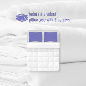 Pillowcase with 3 borders